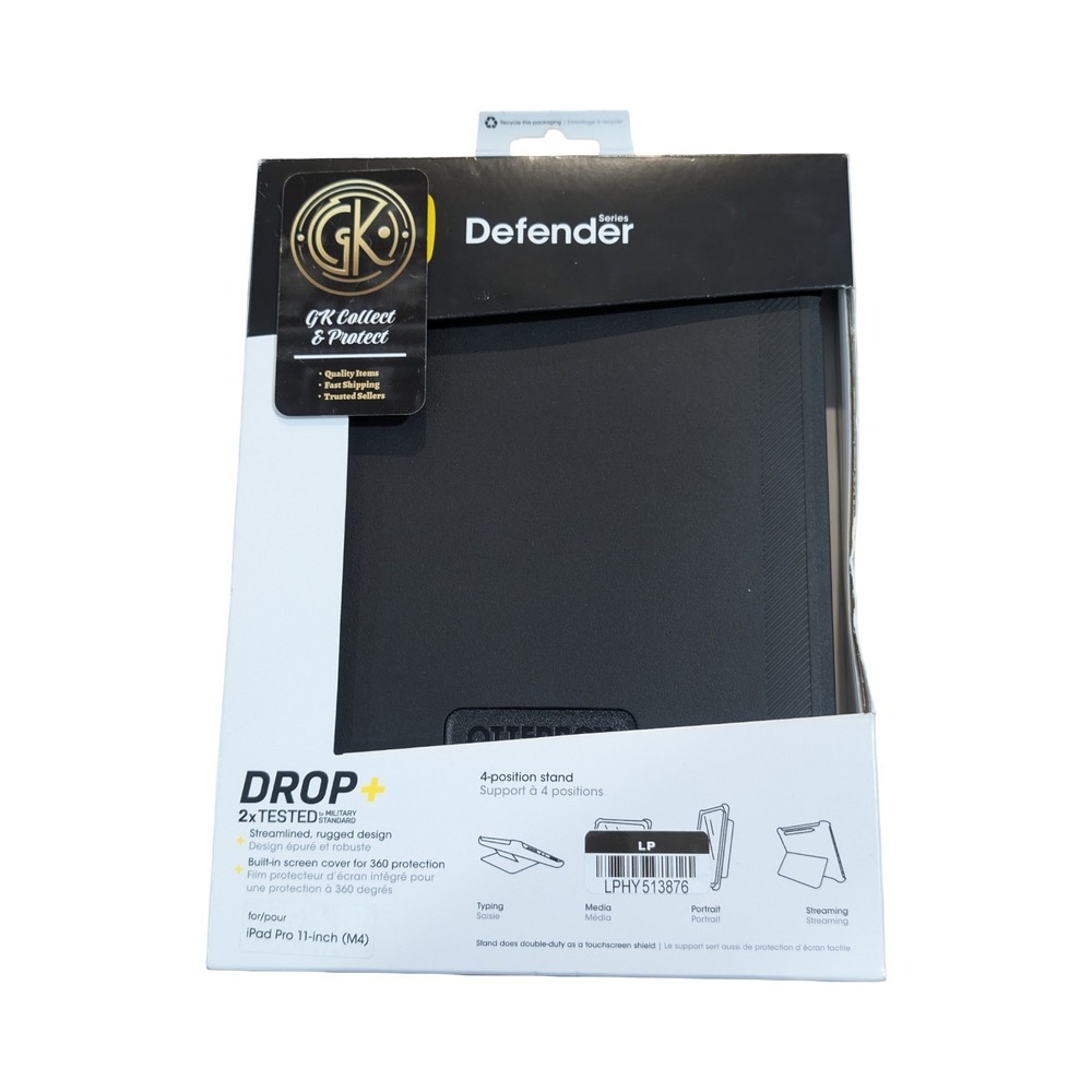 Nn3O OtterBox Case‎ For Apple iPad Pro 11-inch M4 - Blk Defender Series Open Box